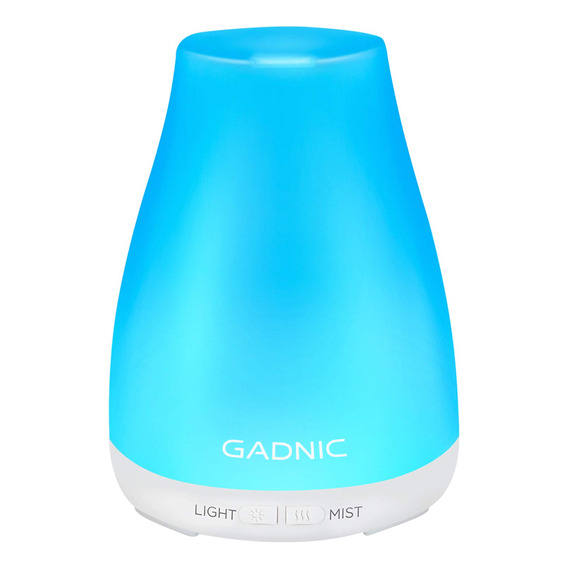 Difusor Humidificador Gadnic Sh8b Aromatizante Portatil Con Luz 120ml