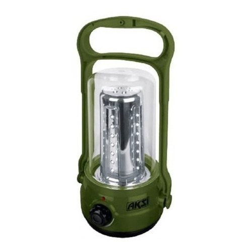 Lampara Linterna Recargable Led Aksi Para Campamento Color de la linterna Verde oscuro Color de la luz Blanco