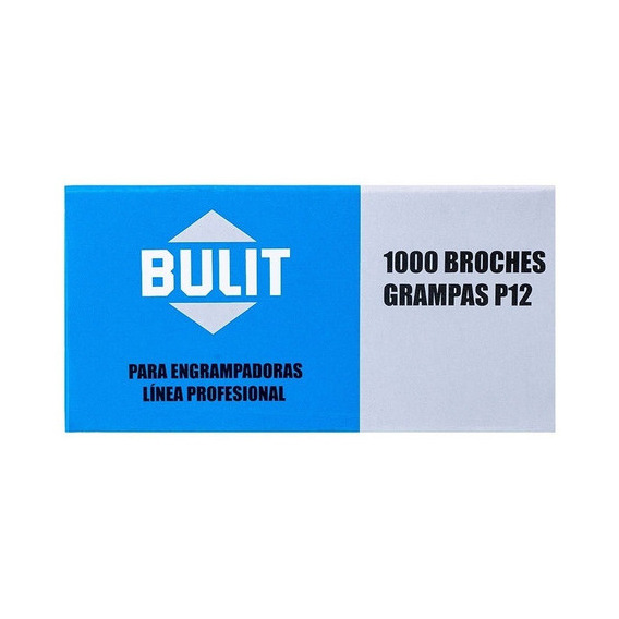 Broches - Grampas Bulit Profesional 12mm Por 1.000 Unidades