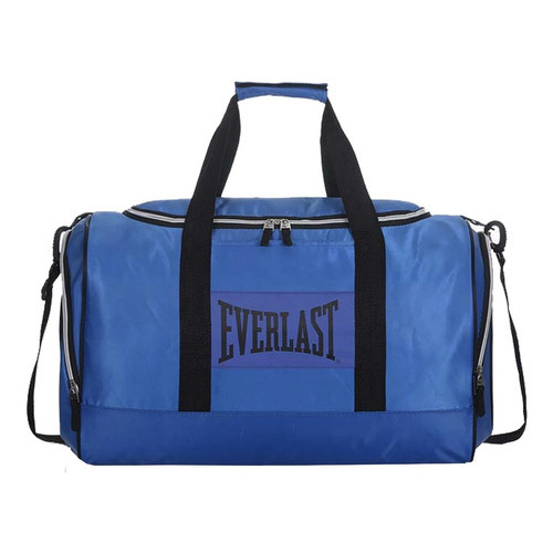 Bolso Deportivo 40 Lts Everlast Gimnasio Entrenamiento Color Azul/Negro