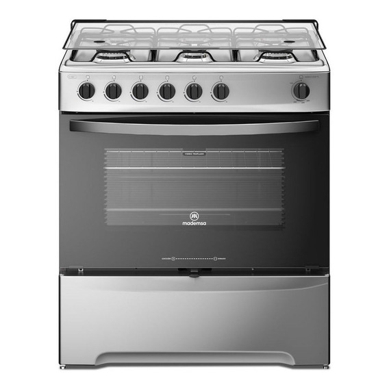 Cocina Mademsa Blanca M 820 T a gas 6 quemadores puerta con visor 85.56L