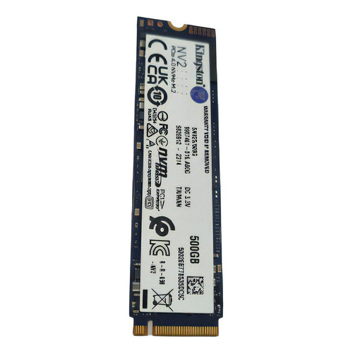 Kingston Ssd 500gb Nv2 M.2 Nvme 2280 Pcie 4.0 X4 3500mb/s