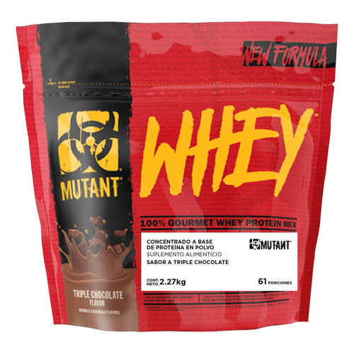 Mutant Whey Proteína en Polvo sabor Triple Chocolate - 5 LB