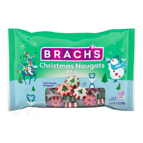 Brachs Christmas Nougats Mix Mezcla De Caramelos 283 Gr