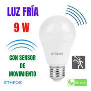 Lampara Foco Led 9w Luz Fria  Sensor Movimiento Fotocel220v 