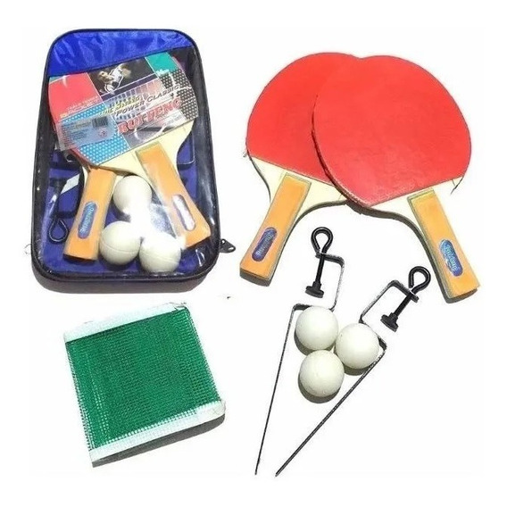 Set Ping Pong 2 Paletas + 3 Pelotas + Estuche! Faydi 906-000