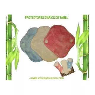  Protectores Diarios X  3 Und. Femeninos  Ecológicas