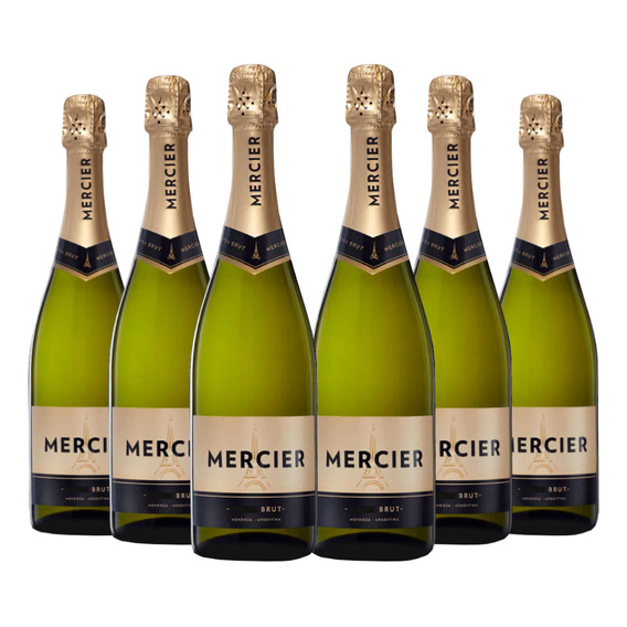 6 Espumantes Mercier Brut (750ml 15%), Argentina