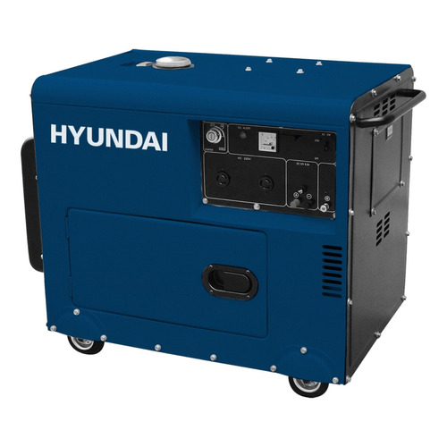 Generador portátil Hyundai 073G 6400W trifásico con tecnología AVR