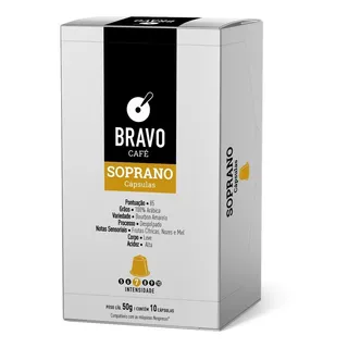 Café Soprano Bravo 50g Com 10 Cápsulas