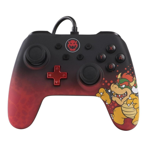 Control Pro Switch Wired Nintendo Acc Bowser