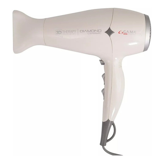 Secador de pelo GA.MA Italy 3D Therapy Diamond Ceramic blanco 220V