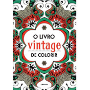 Vintage Livro Colorir Idéias E Moldes Pintar Bordar Estampar