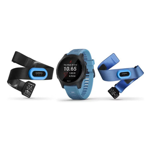 Reloj Garmin Forerunner 945 Bundle Musica Spotify Smartwatch Color de la malla Blue Color del bisel Azul