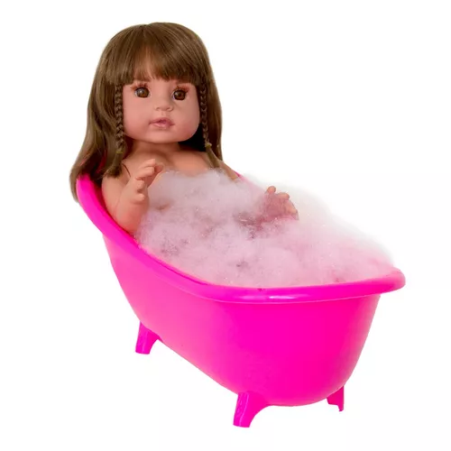 Boneca Baby Reborn Girafinha Enxoval Completo Silicone LOL - Chic