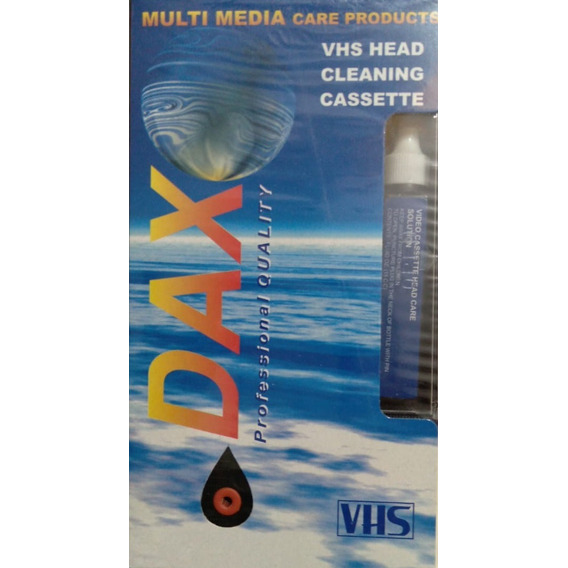 Limpia Cabezal De Video Vhs Svhs Para Videocaseteras 