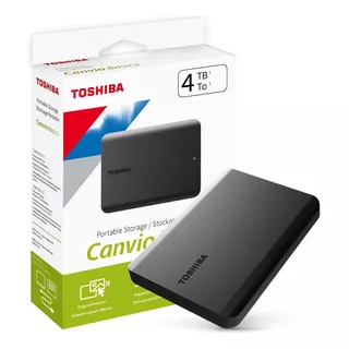 Disco Duro Externo Toshiba Canvio Basics Usb 3.0 Negro 4tb