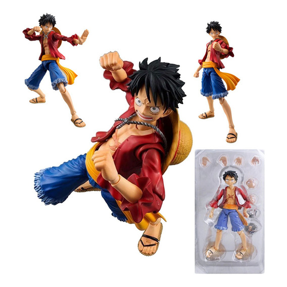 Figura De Acción De Juguete De Pvc De One Piece Luffy Shunks