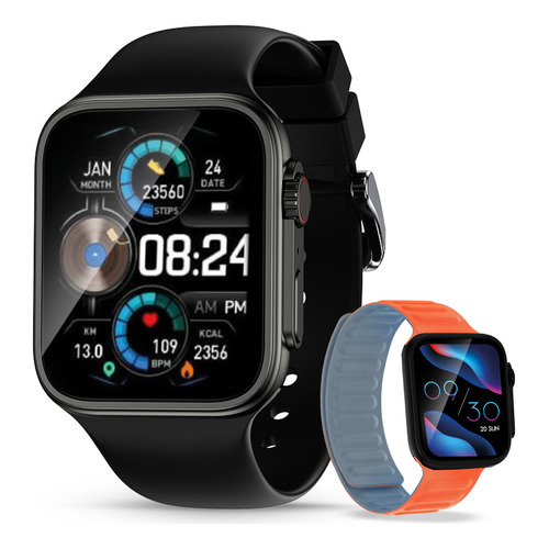 Vorago Sw-500 Smartwatch Reloj Inteligente Amoled Extensible Magnético Bicolor Extra Llamadas Waterproof IP67 Medición Salud Deporte Bluetooth