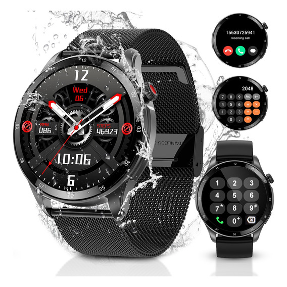 Reloj Inteligentes Smartwatch Para Hombre Bluetooth Llamadas