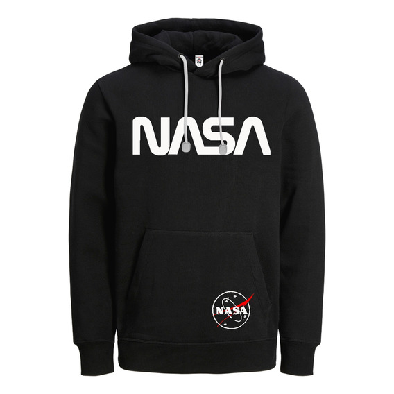 Buzo Hoodie Con Capota Deportivo Nasa Para Correr Caminar 