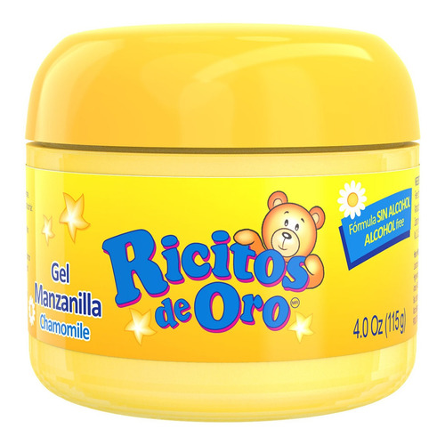 Gel Para Cabello Grisi Ricitos De Oro Manzanilla 115g