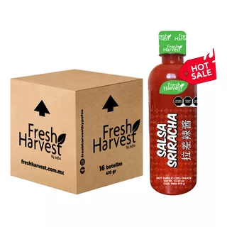 Salsa Sriracha Fresh Harvest 16 Piezas 410gr