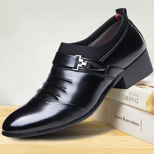 Negro Casual 653 Formal Caballero Zapatos Para Hombres 