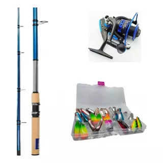 Set De Pesca Incluye  Caña De Pescar + Carrete + Señuelos