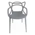 Silla de Comedor Allegra Color Gris X2 Unidades Garden Life