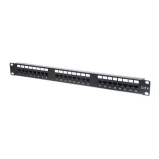 Patch Panel Cat-6 24 Puertos 