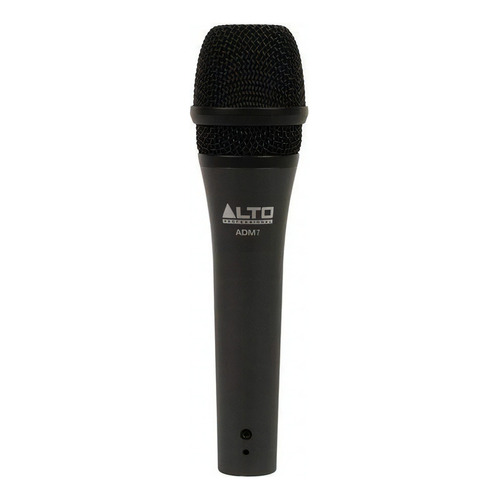 Micrófono Vocal Dinámico Alto Professional Adm7 Para Karaoke Color Negro