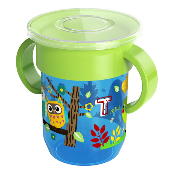 Botella De Agua Learning Drinking Cup 360°, Antiasfixia, Lea