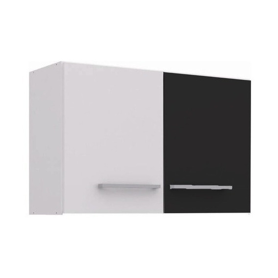 Aereos Cocina Mueble 2 Puertas Blanco/negro Cz623