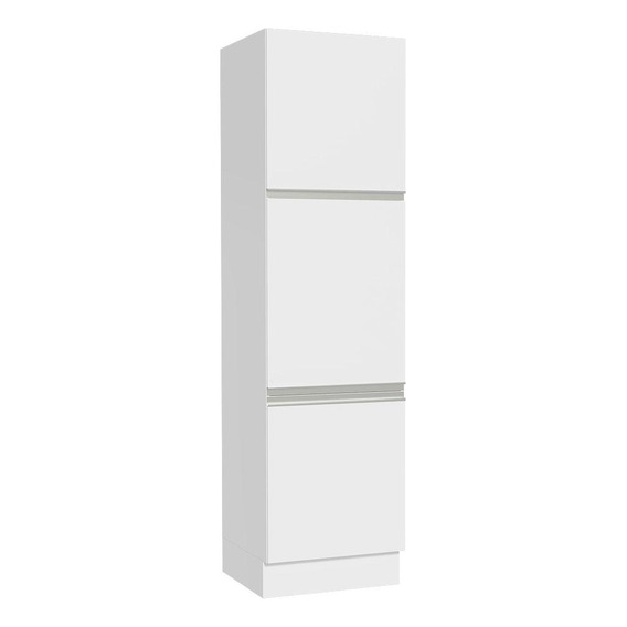 Panelette Madesa Glamy con 3 puertas, 60 cm, color blanco