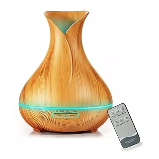 Humidificador Diseño Florero Luz Led Y Control Remoto 