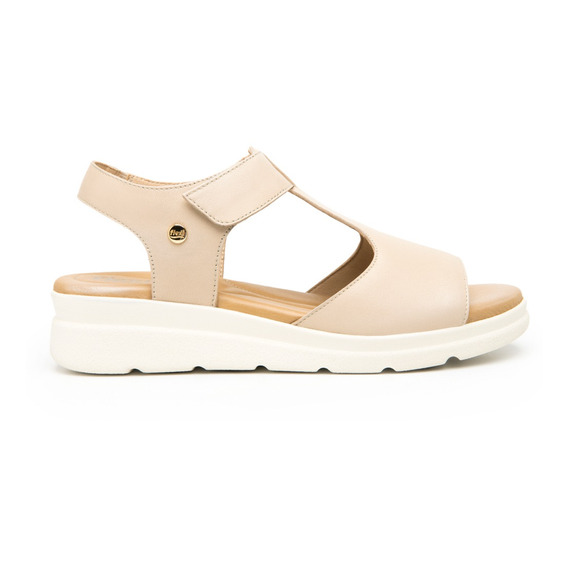 Sandalia Flexi Para Mujer Estilo 124202 Beige