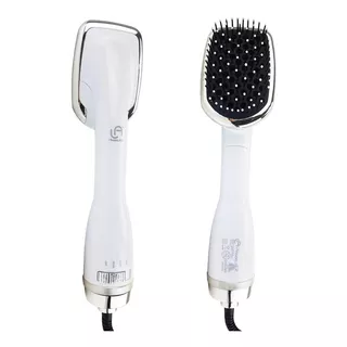 Cepillo Secadora De Cabello 2 En 1 Blanco Brushnblo Alaciado