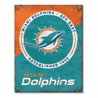Anuncio Poster Lamina Cartel Nfl Miami Dolphins
