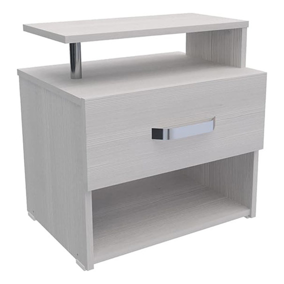 Mesa De Noche Der/izq Color Blanco M01396 