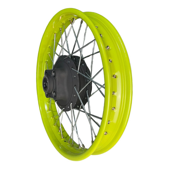 Rin Trasero Color Verde Italika Dm 200 Dm200 Sport Reforzado