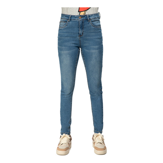 Jeans Super Skinny Azul Mujer Fashion´s Park I