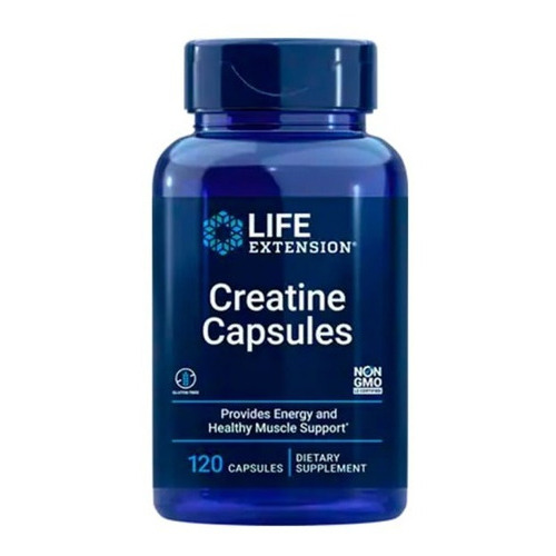 Life Extension Creatina 120 Caps Sabor Sin Sabor