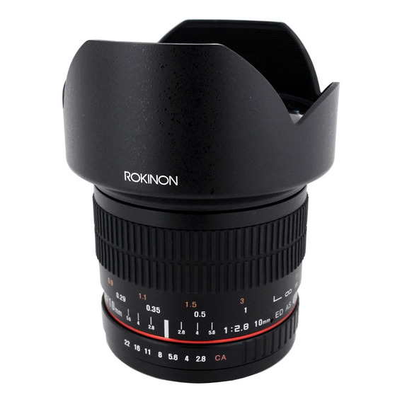 Lente Rokinon 10 Mm F2.8 Para Camara Sony E-mount, Negro