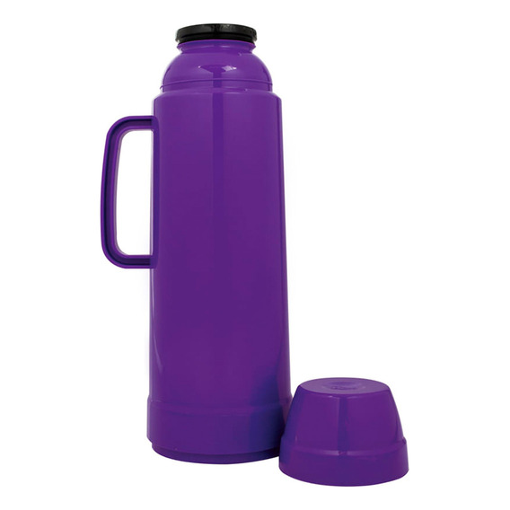 Termo Mor Use Cebador Mate 1 Lt Frio Calor - El Rey Color Violeta