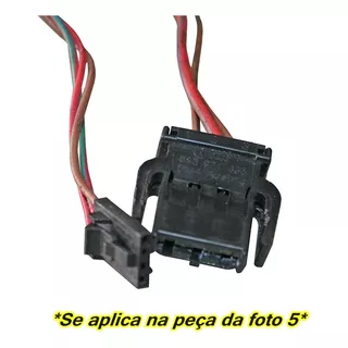 Kit Chicote Plug Da Lanterna Luz Teto Sensor Alarme Fox Gol