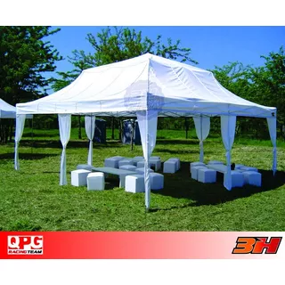 Carpa 3h 4x4 Estructura Hierro + Techo + 4 Paredes Qpg