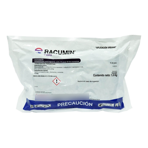Racumin Pasta Rodenticida Ratones Ratas 1.5 Kg