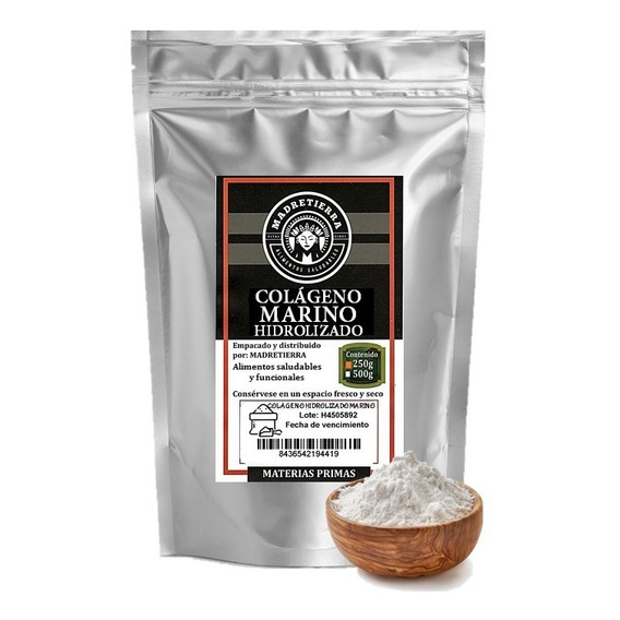 Colágeno Marino Hidrolizado X250g Puro - g a $237