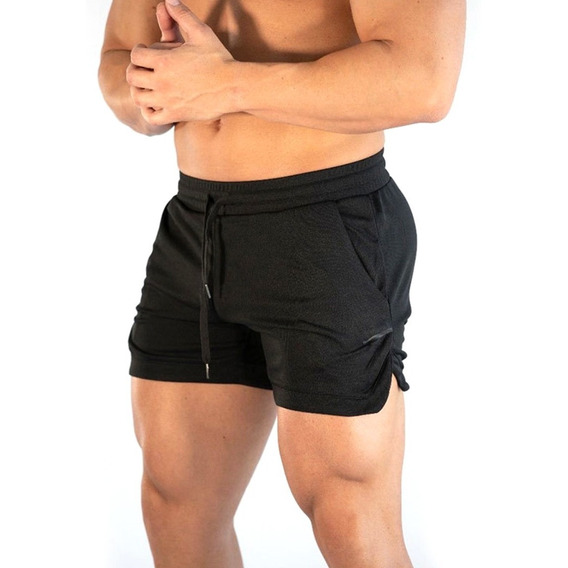 Gym Short Deportivos Elásticos Calidad Ajuste Perfecto Moda